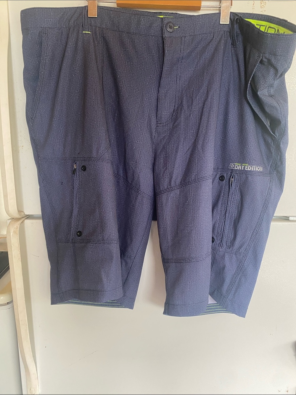 Men's Dry Edition lightweight Navy Blue Cargo Shorts. Size 50”.